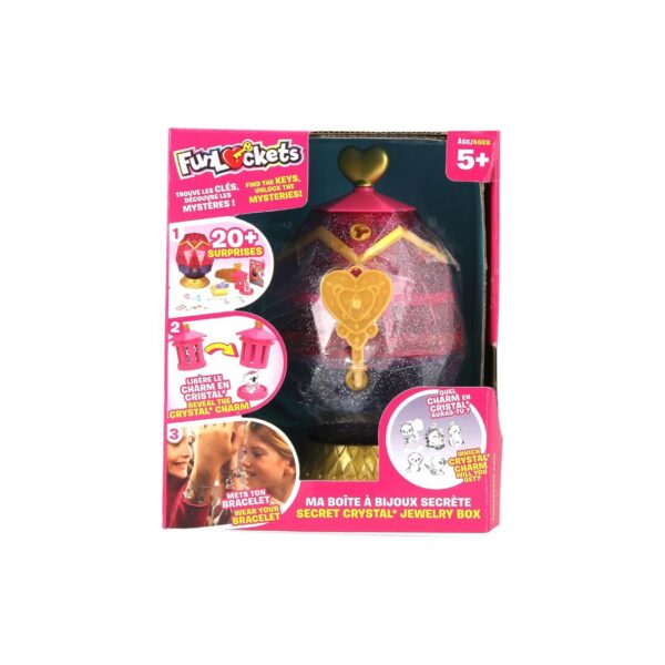 Funlockets Secret Crystal Jewellery Box Egg Design Open Box - S21220