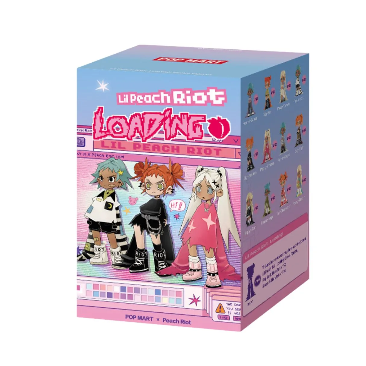 Pop Mart Lil Peach Riot Rise Up Series Figures Blind Box 1pc 005115