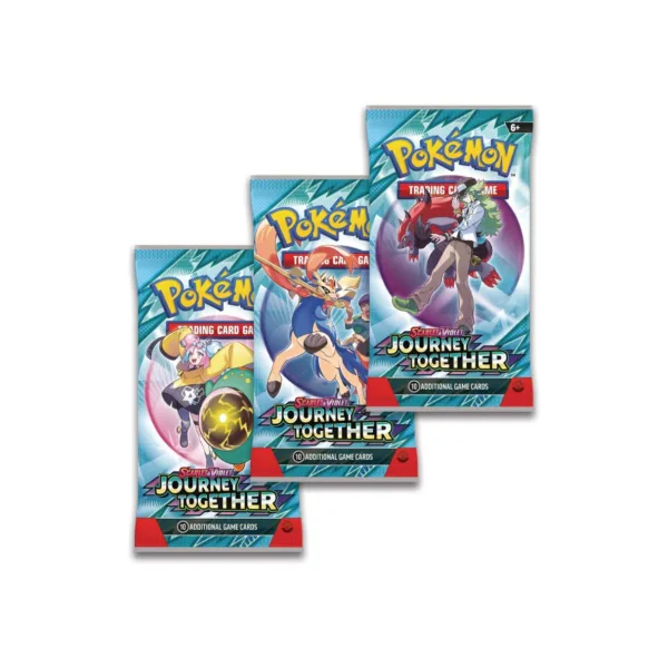 Pokemon TCG: Scarlet & Violet Journey Together (SV09) 3 Pack Blister (Random 1pc)