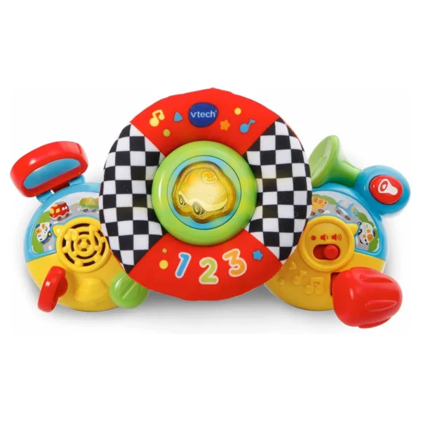 Vtech Toot Toot Drivers Baby Driver, Interactive Push chair Toy, Role-Play Toy with Sounds and Music, Toddler Toys Suitable for Baby Boys and Girls, Multicolor, 192503