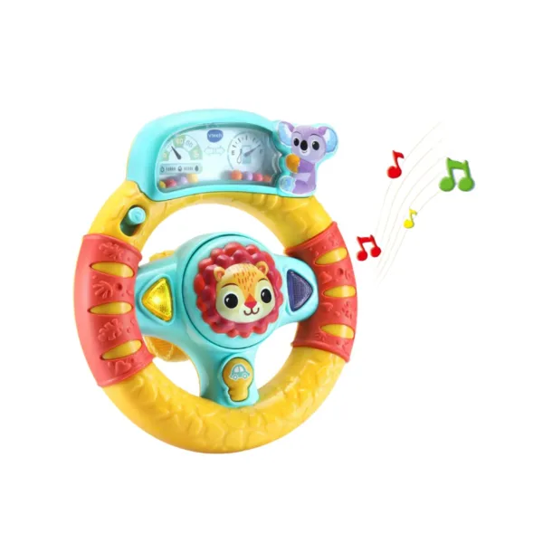 Vtech Baby Roar & Explore Wheel, Interactive Baby Toy With Phrases, Songs And Lights, Multicolor, 536603