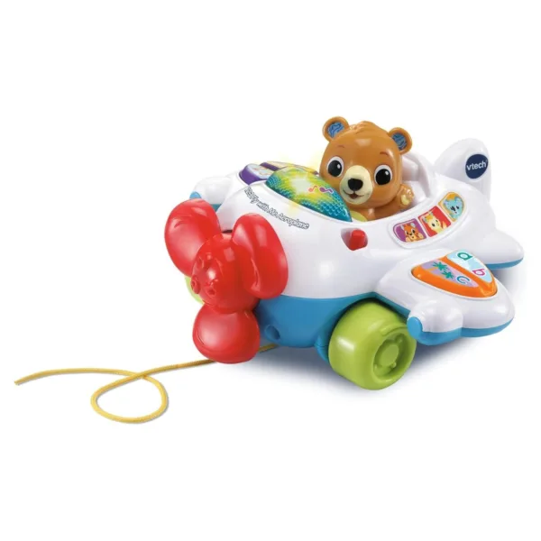 Vtech Baby 123 Fly with Me Aeroplane, Interactive Pull Along Toy 567903