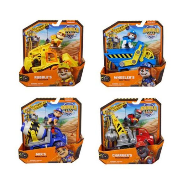 Paw Patrol Rubble & Crew Core Vehicle Charger (Assorted 1pc) 6066726
