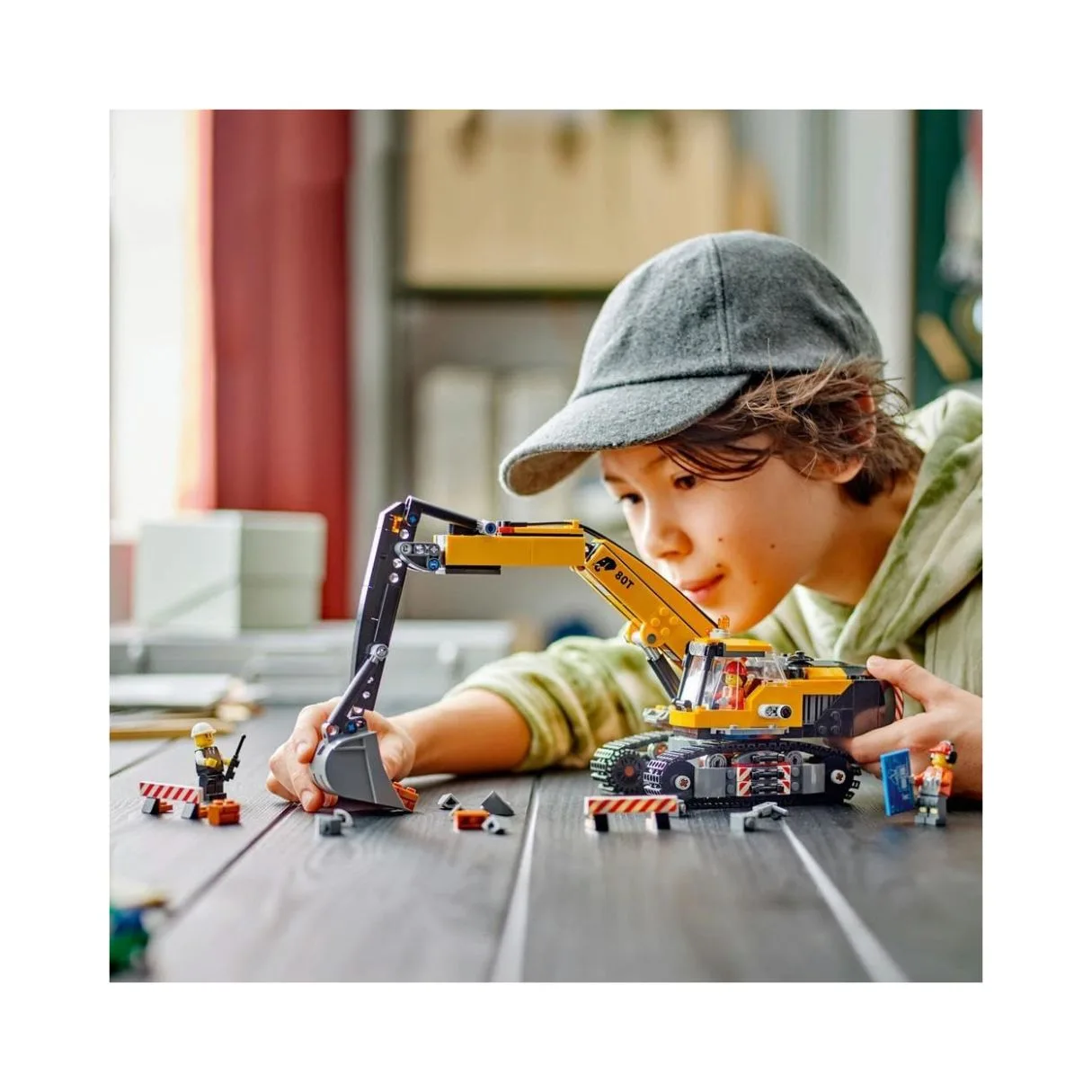 LEGO Speed Yellow Construction Excavator, 60420 - Image 3