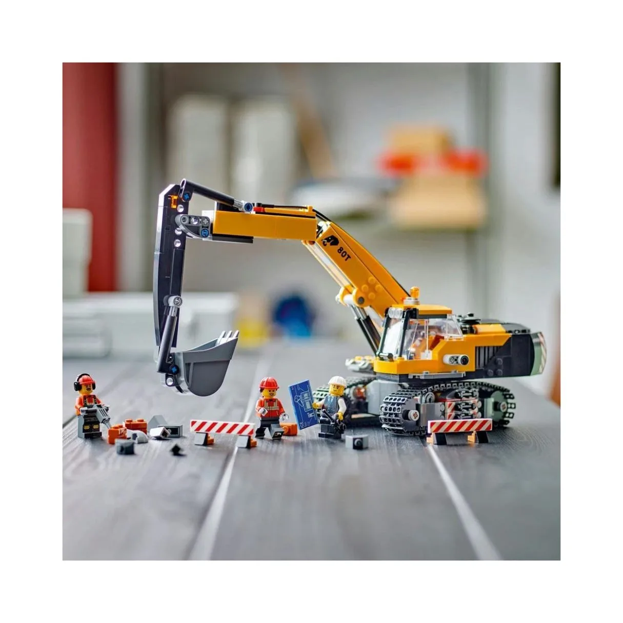 LEGO Speed Yellow Construction Excavator, 60420 - Image 5