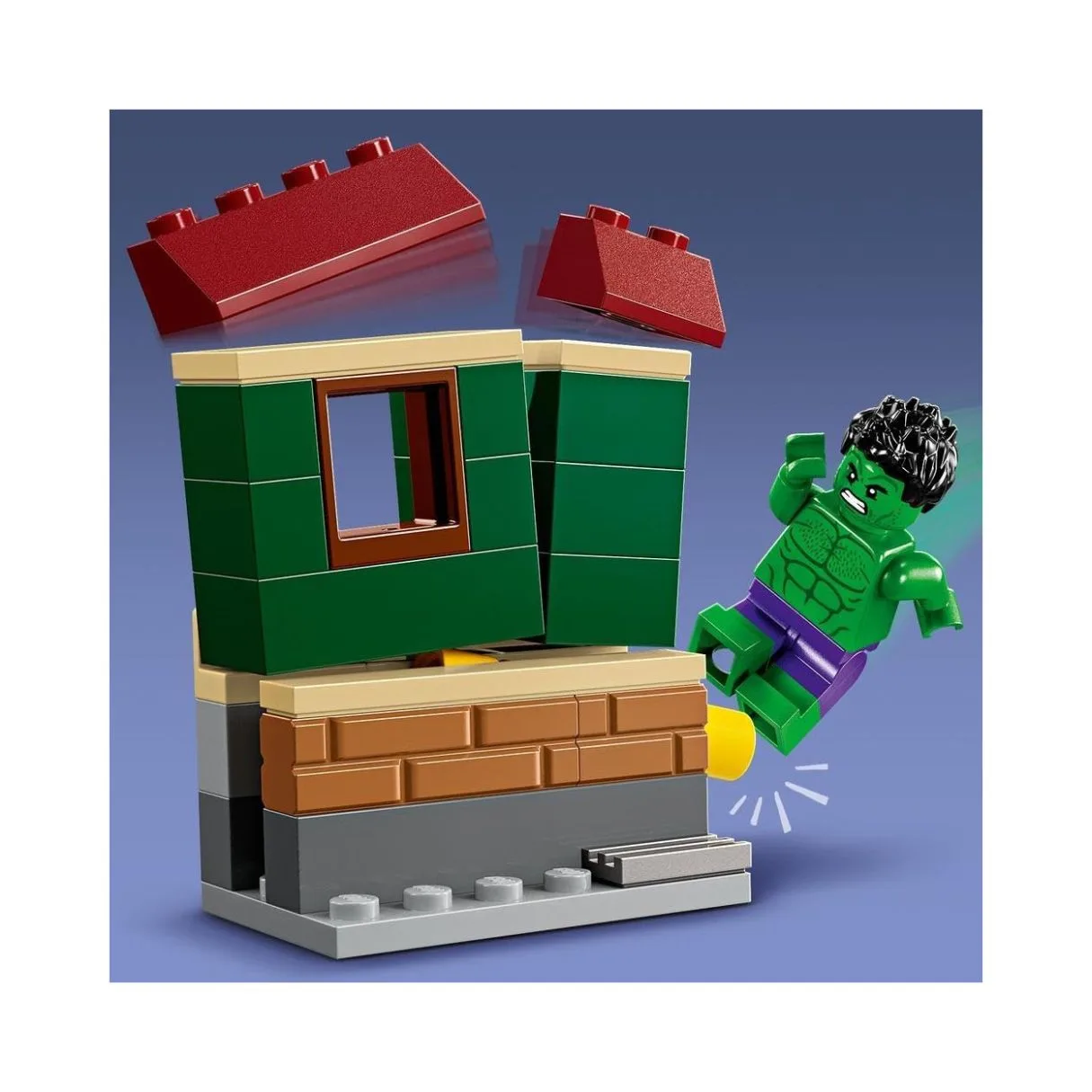 Lego Marvel Iron Man with Bike and The Hulk, 76287 - Image 4