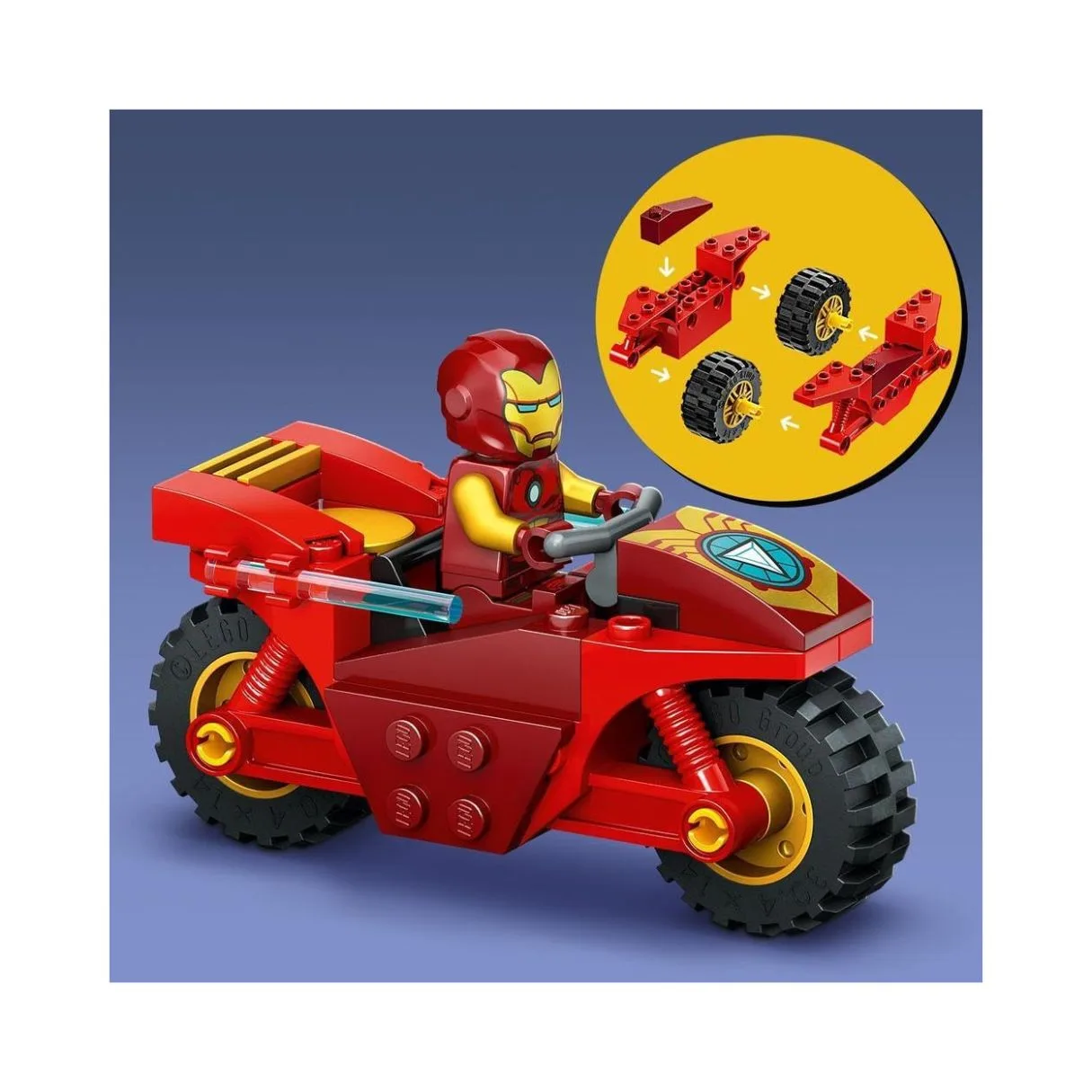 Lego Marvel Iron Man with Bike and The Hulk, 76287 - Image 5