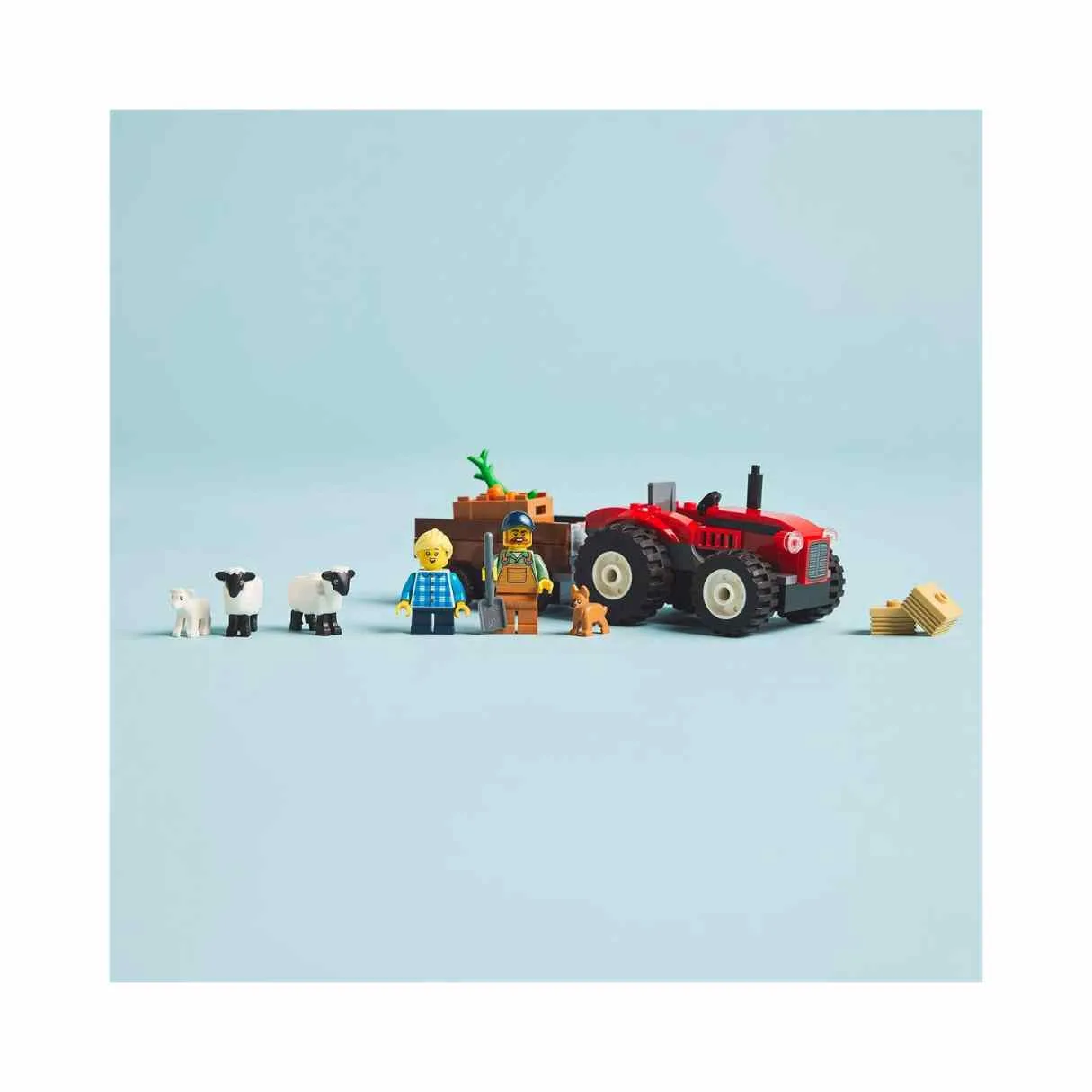 LEGO City Red Farm Tractor with Trailer & Sheep, 60461 - Image 4