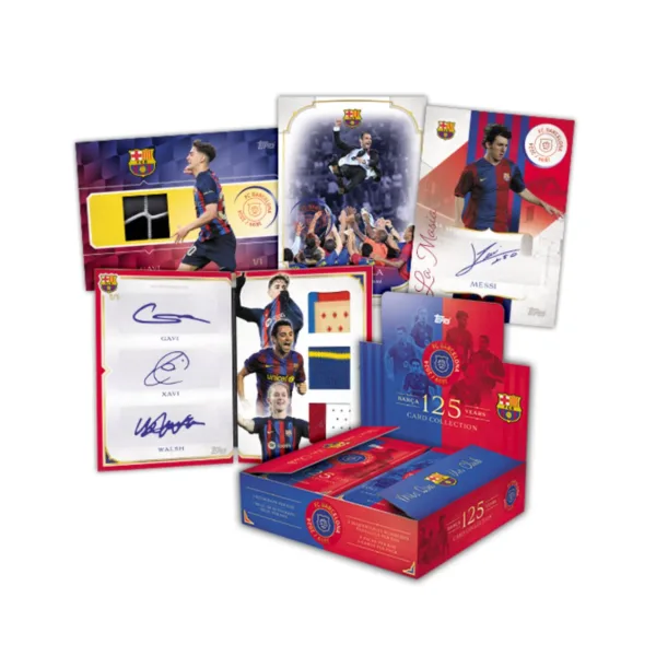 2024-25 Topps FC Barcelona 125th Anniversary Hobby Box (Sealed Box)