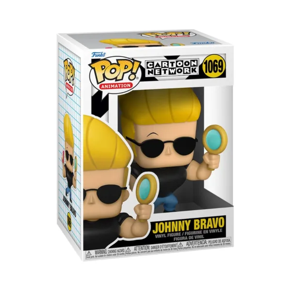 Funko Pop! Animation: Johnny Bravo – Johnny w/ Mirror & Com FU57789