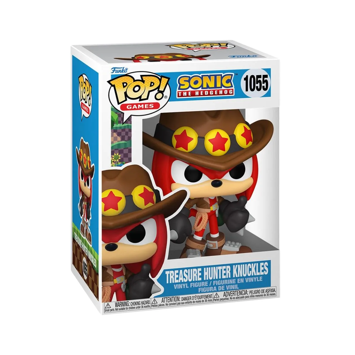 Funko Pop! Games: Sonic - Treasure Hunter Knuckles FU83850 - Image 2
