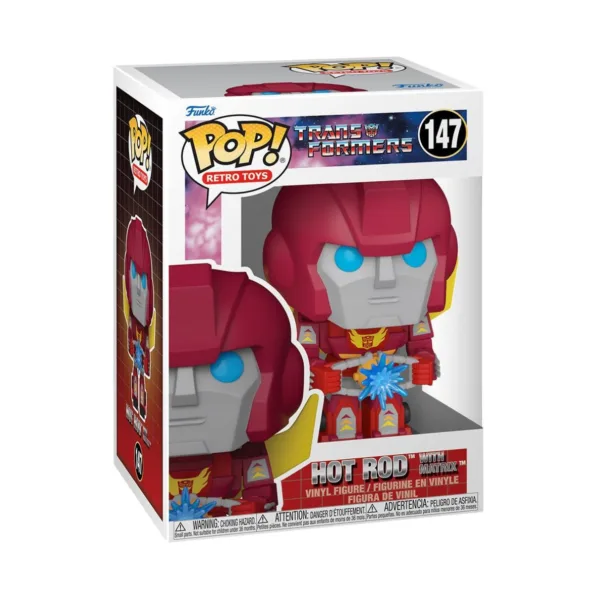 Funko Pop! Movies: Transformers S4 – Hot Rod with Matrix, FU84120