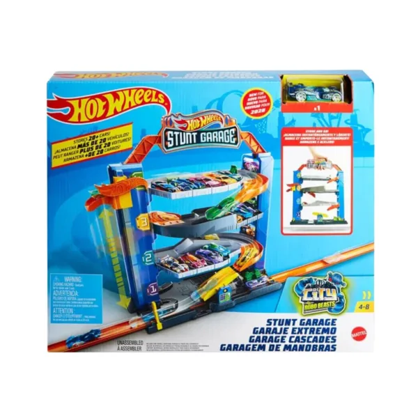 Hot Wheels Jump & Drop Garage – GNL70