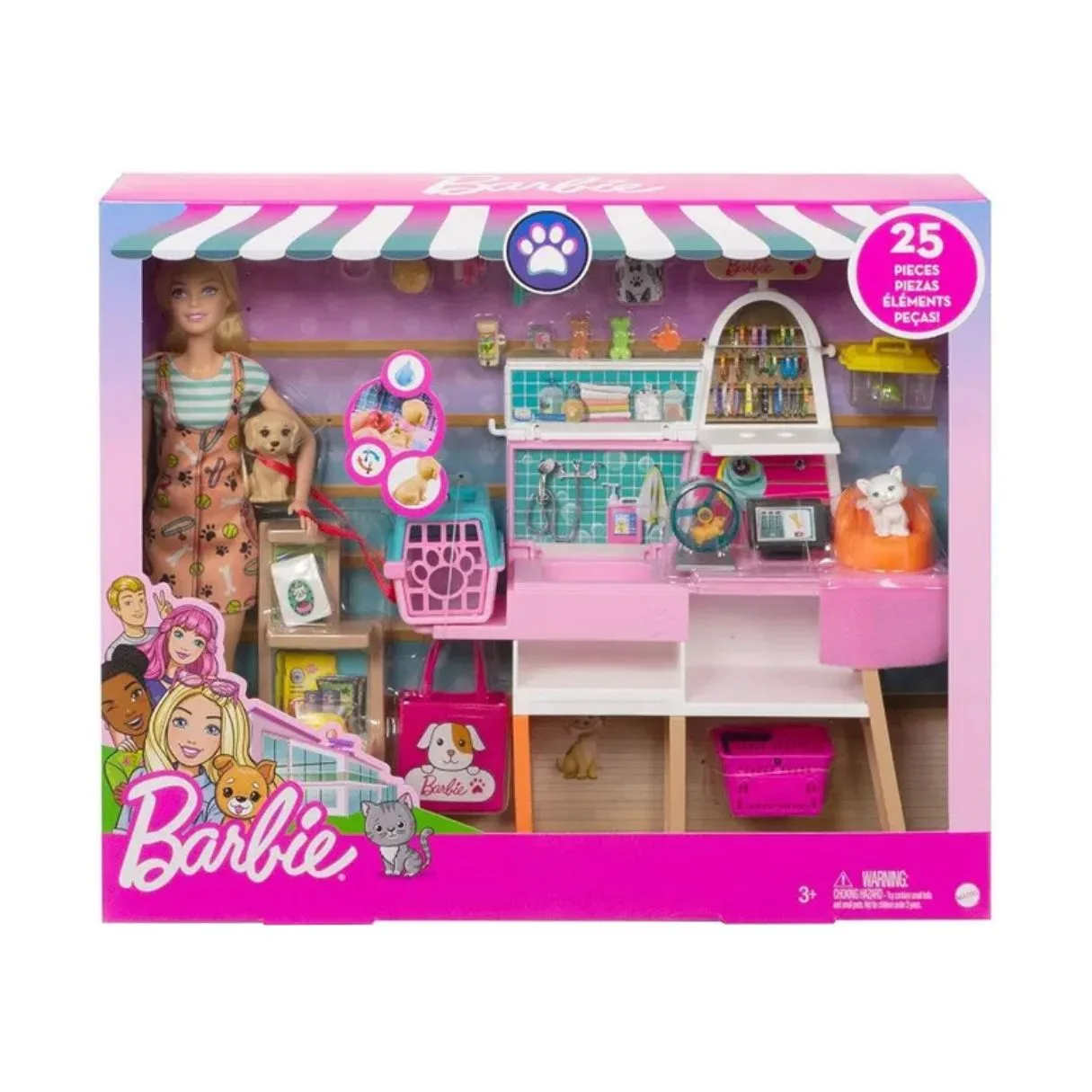 Barbie Pet Supply Store Playset - GRG90 - Image 6