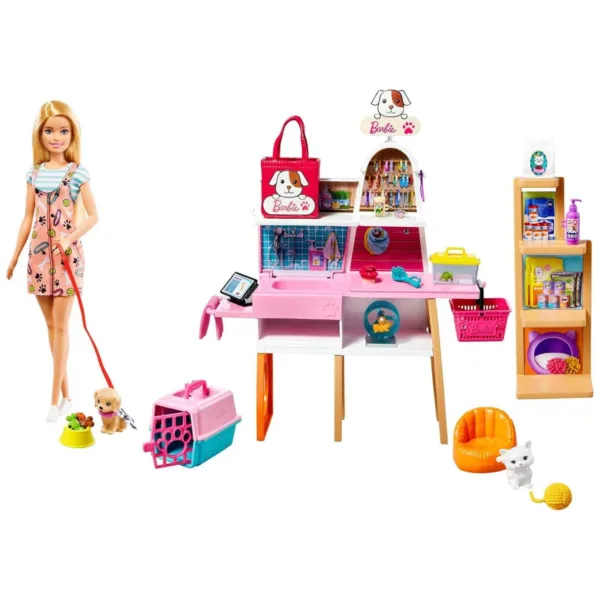 Barbie  Pet Supply Store Playset – GRG90