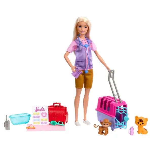 Barbie  Animal Rescue & Recover Playset – HRG50