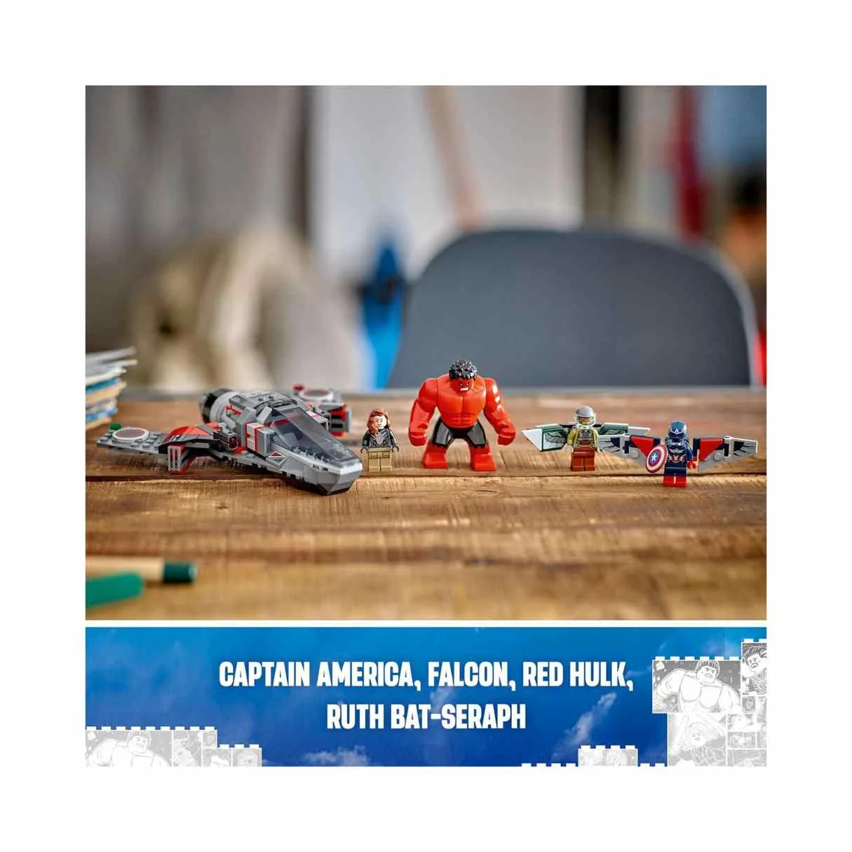 LEGO Marvel Captain America vs. Red Hulk Battle, 76292 - Image 7