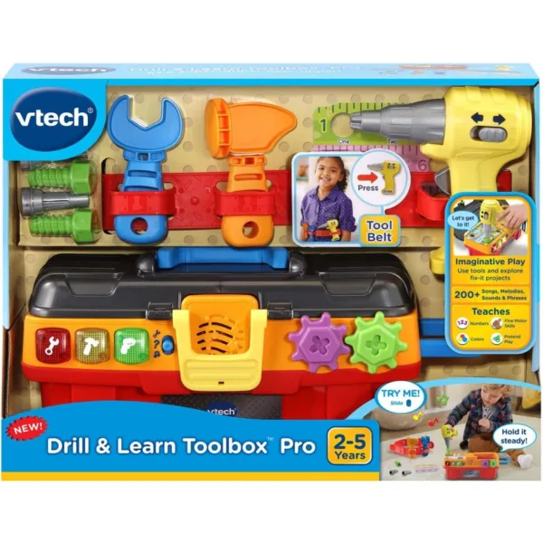 Vtech Drill and Learn Toolbox Pro ‎Multicolor, 550900