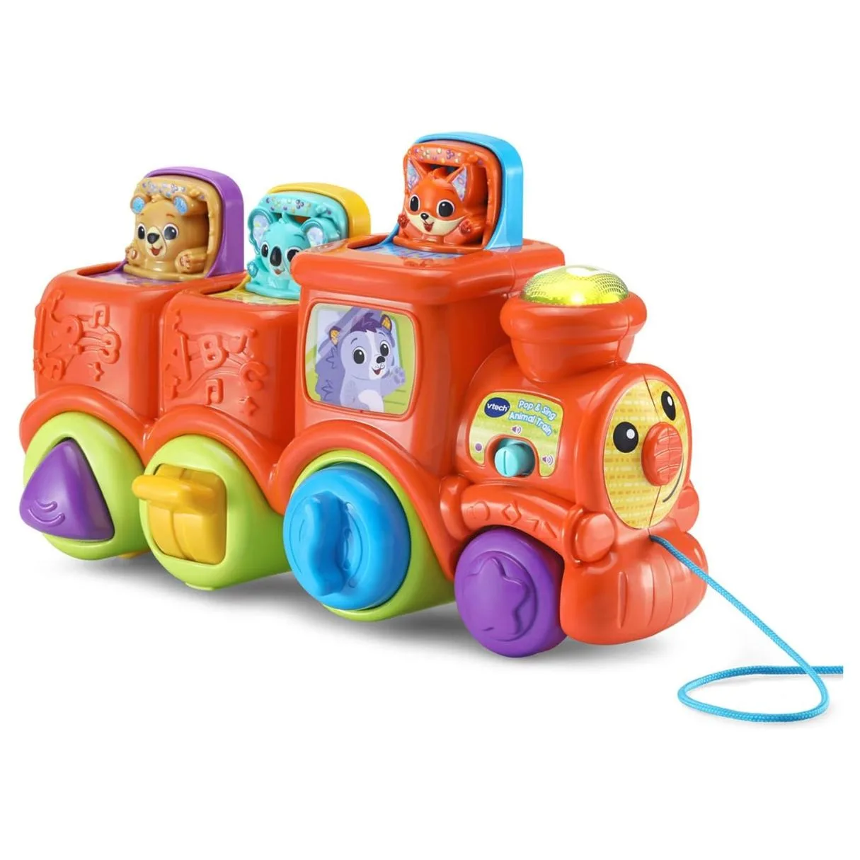 Vtech Pop and Sing Animal Train | Interactive & Developmental Toy with Sounds and Music, 554903 - Image 2