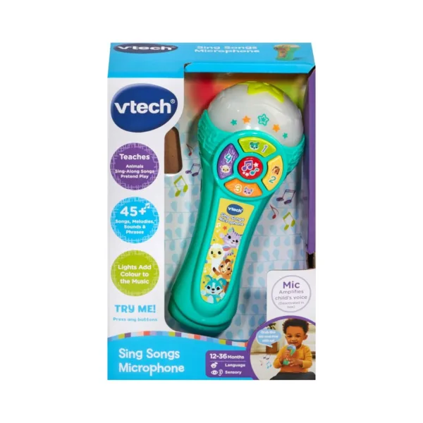 VTech Baby Sing Songs Microphone, Interactive Microphone Toy 567703