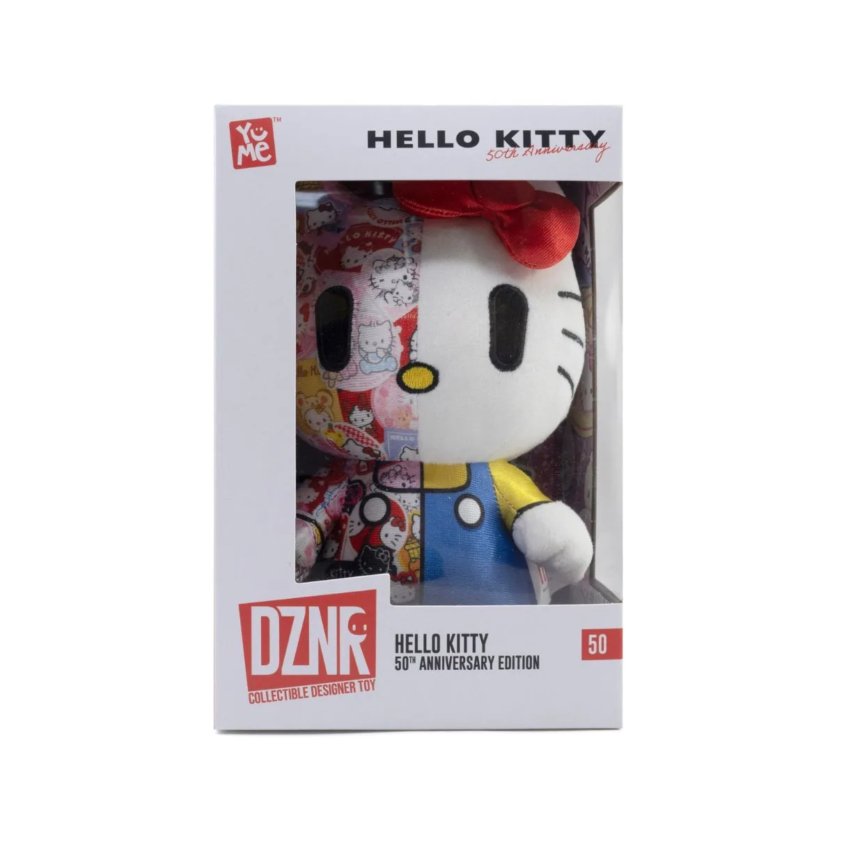 Yu Me DZNR Plush Hello Kitty - The 50th Anniversary 7" 11681 - Image 4