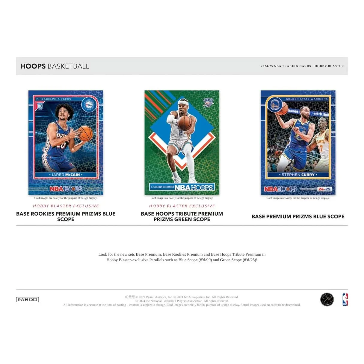 2024-25 Panini Hoops Basketball 6-Pack Hobby Blaster Trading Card Box, 17471 - Image 3