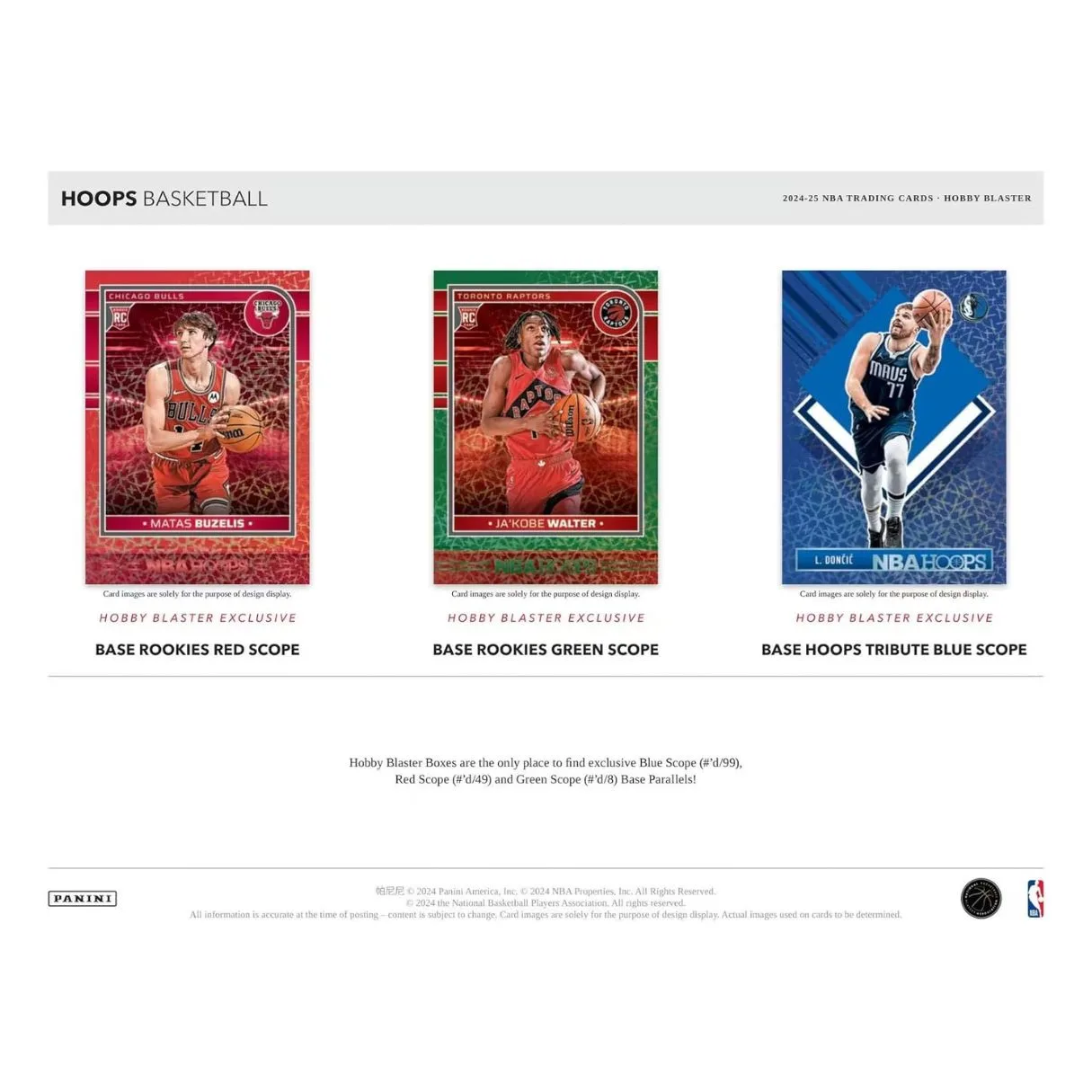 2024-25 Panini Hoops Basketball 6-Pack Hobby Blaster Trading Card Box, 17471 - Image 4