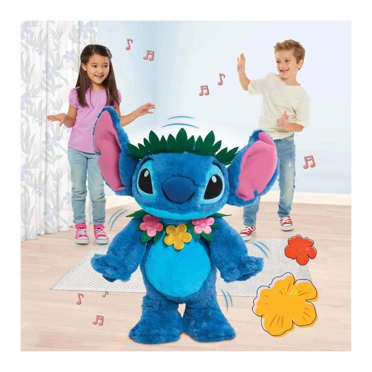 Disney Stitch Dance And Sing Feature Plush, 30283 - Image 3