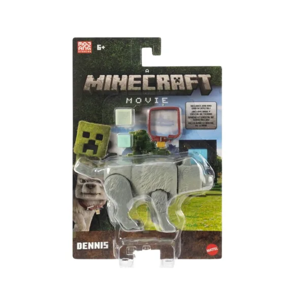 Minecraft Dennis The Wolf Posable Character, 304318