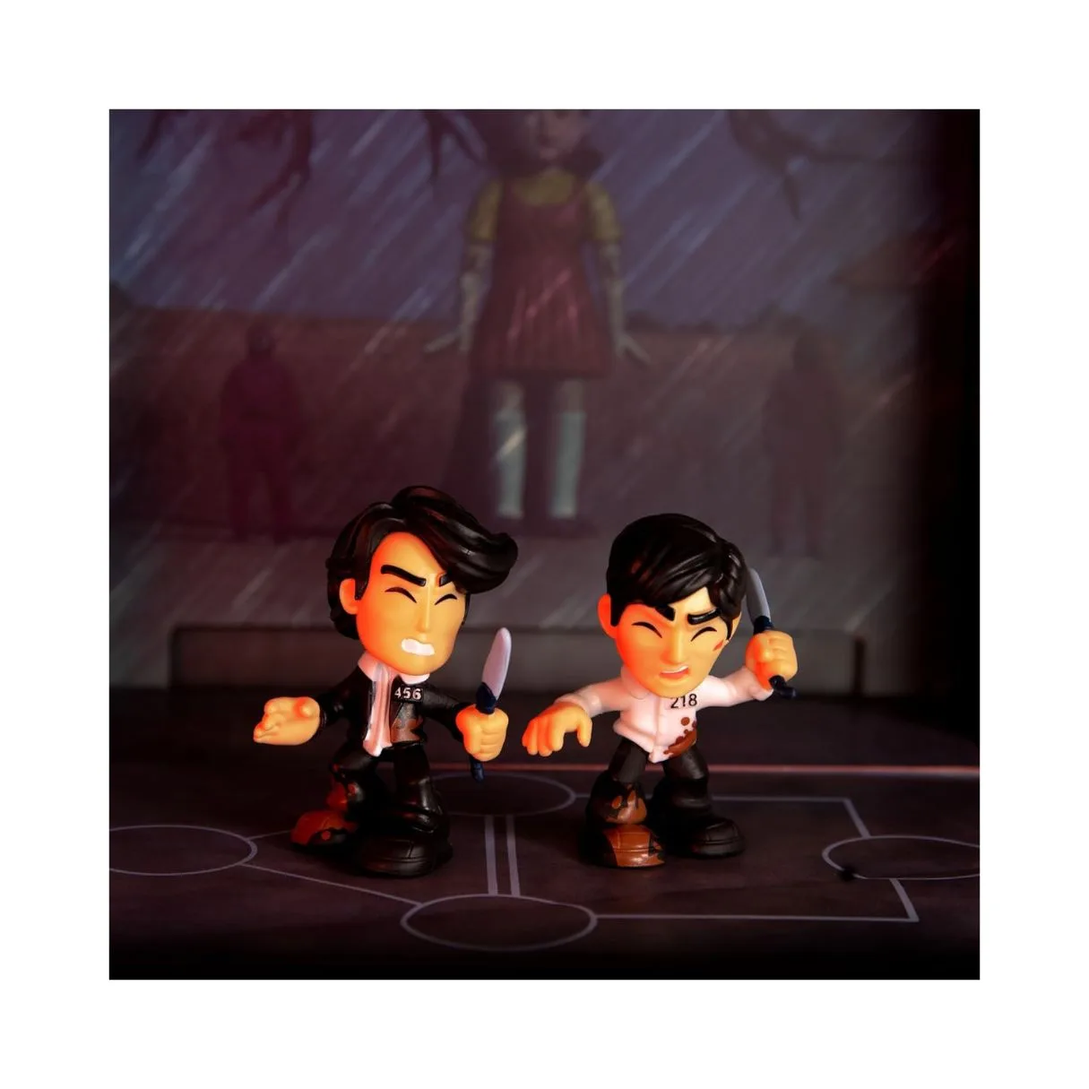 Squid Game Challenge Game Netflix Series, Challenges to Play and Display - Includes Mini Set and Figures, Game for Adults - Image 2