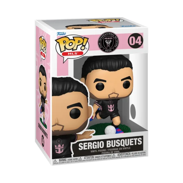 Funko Pop! Football: Inter Miami – Sergio Busquets (away) FU88619