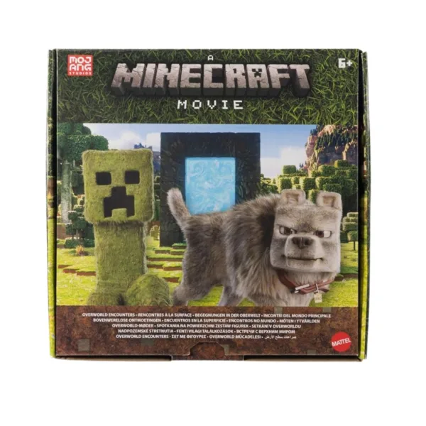 Minecraft Story Set with 4 Action Figures & 3 Accessories ,