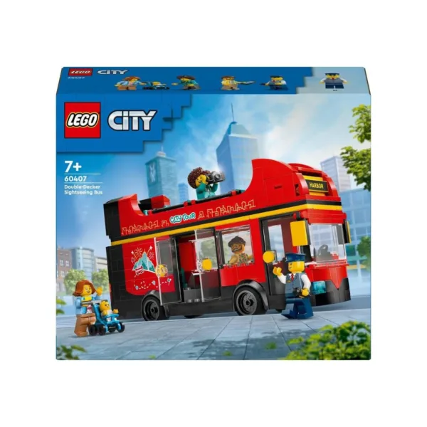 LEGO City Red Double-Decker Sightseeing Bus, 60407