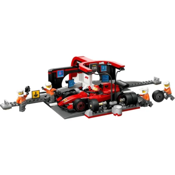 LEGO City F1 Pit Stop & Pit Crew with Ferrari Car, 60443