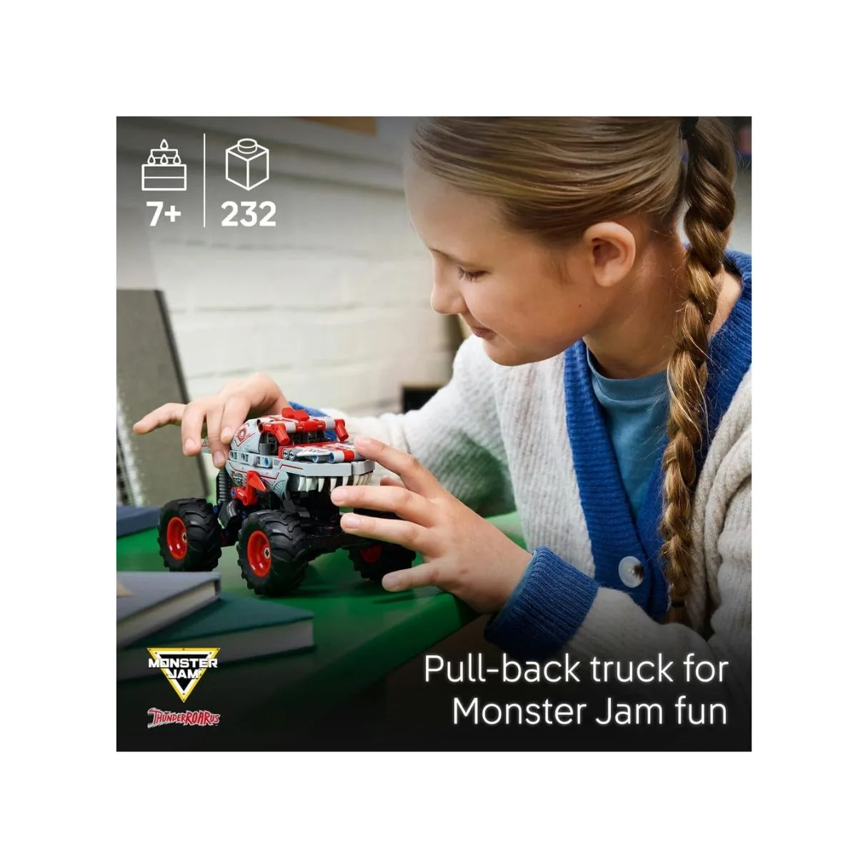 LEGO Technic Monster Jam ThunderROARus Pull- Back, 42200 - Image 5