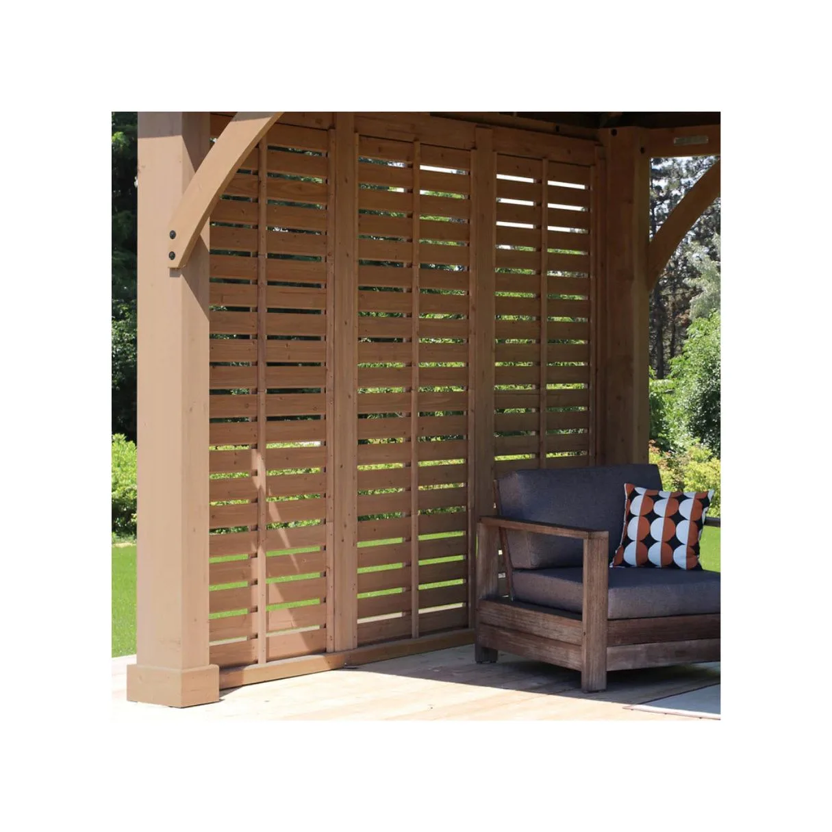 Yardistry 12 ft. Privacy Wall, YP12840X - Image 3
