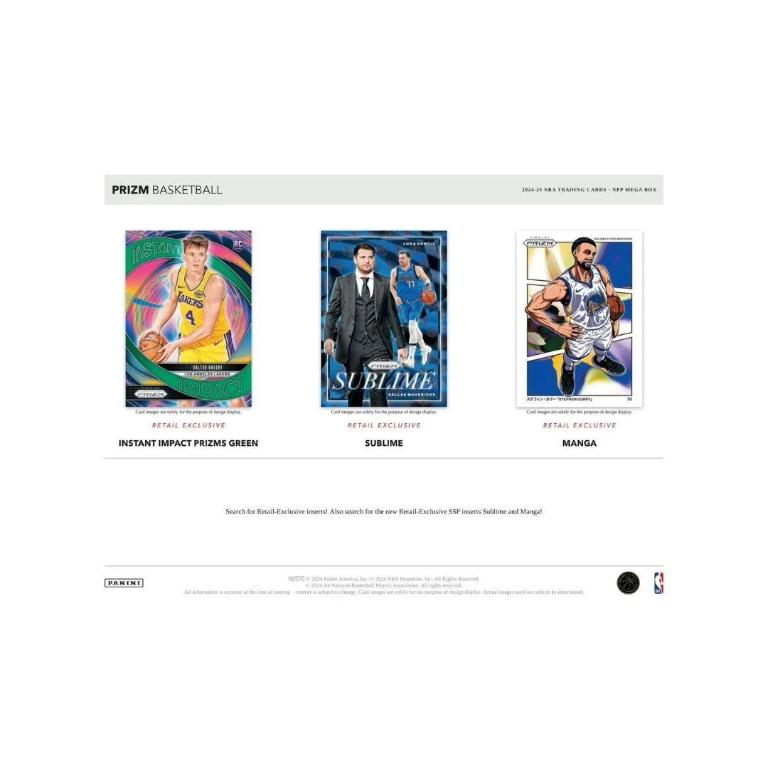 2024-25 Panini Prizm Basketball NBA Trading Cards Mega Box - Image 13