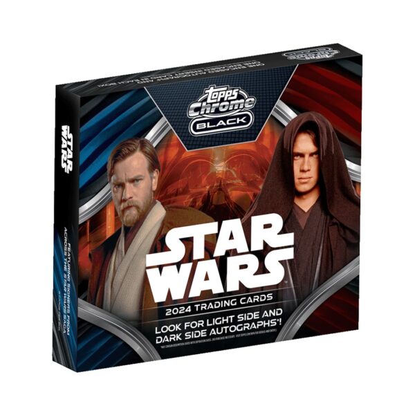 Topps Chrome Black Star Wars 2024 Trading Cards Hobby Box