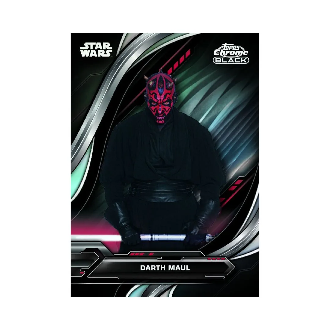 Topps Chrome Black Star Wars 2024 Trading Cards Hobby Box - Image 3