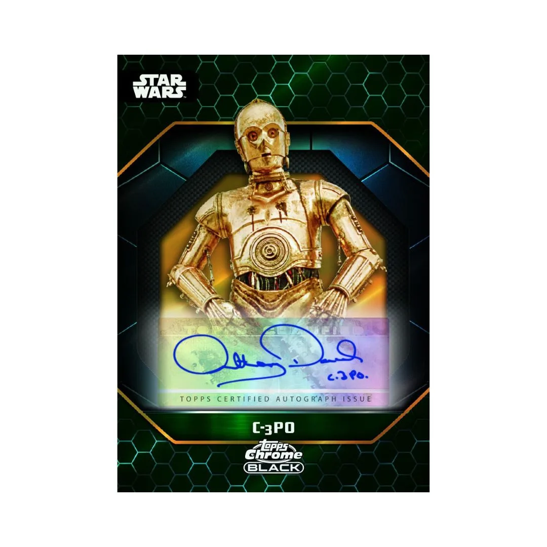 Topps Chrome Black Star Wars 2024 Trading Cards Hobby Box - Image 7