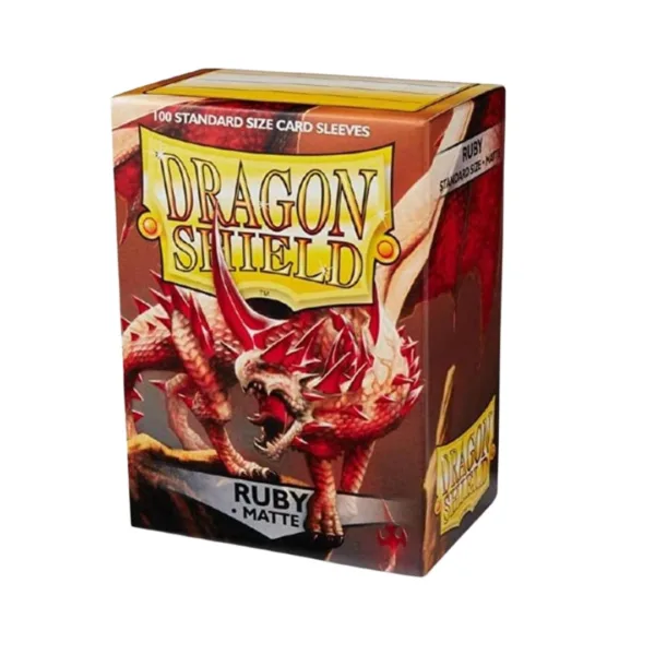 Dragon Shield Sleeves – Standard – Matte (x100) – Ruby