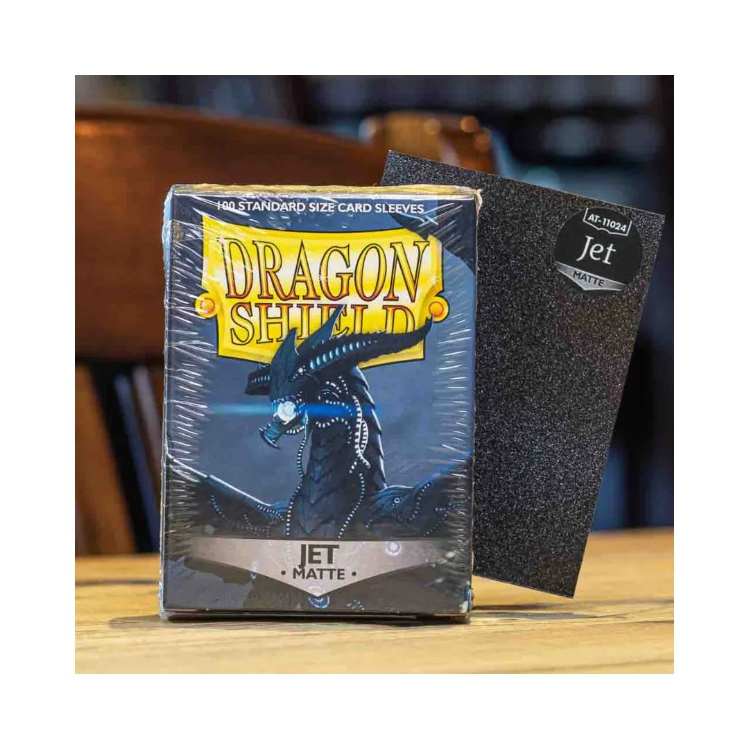 Dragon Shield Sleeves - Standard - Matte (x100) - Jet - Image 3