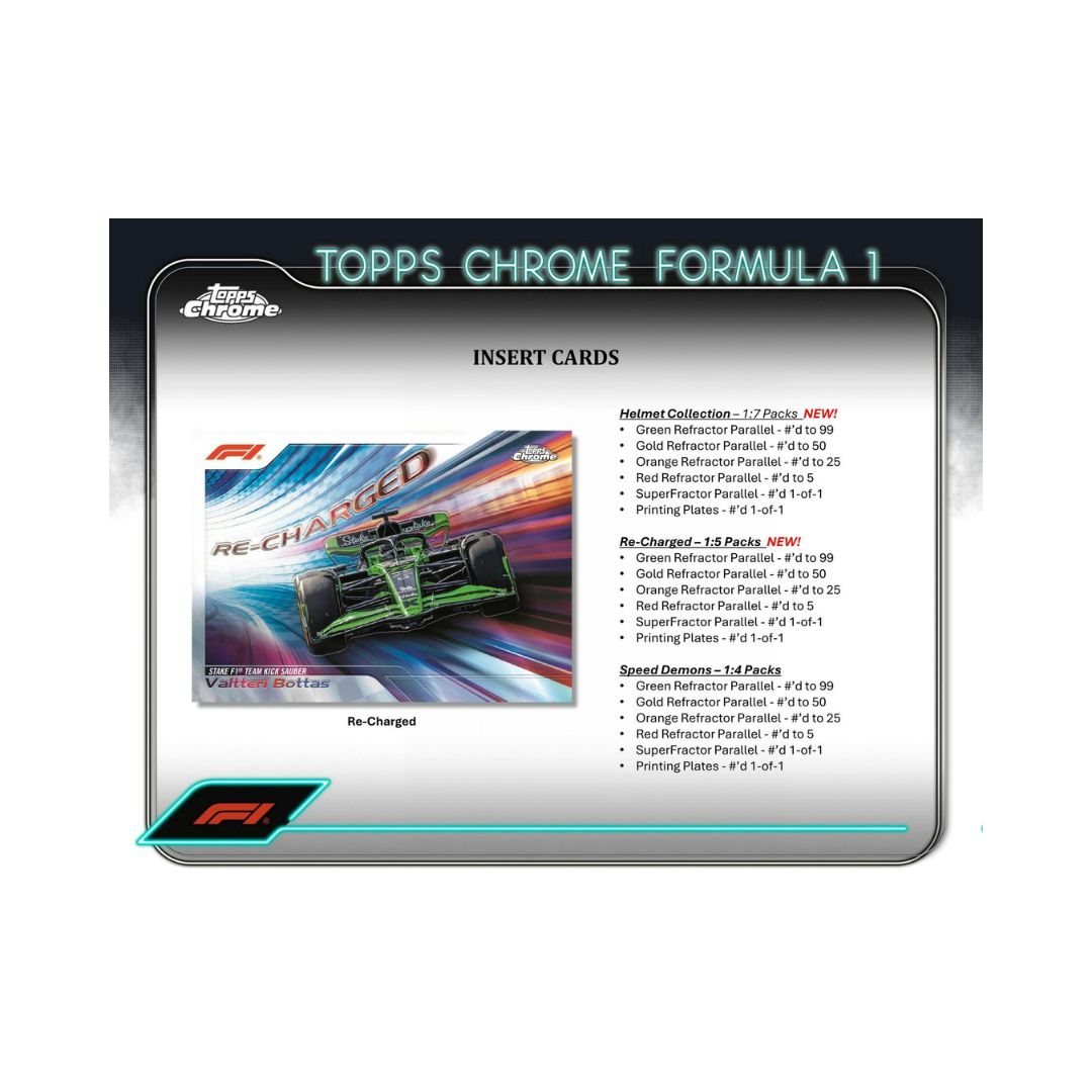 Chrome Formula 1 2024 Look Out for Chrome Autograph – 14
