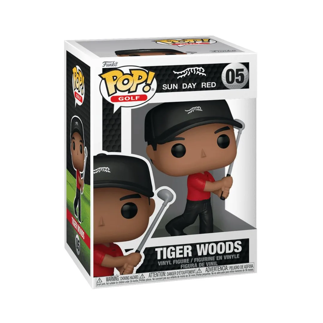 Funko Pop! Golf: Tiger Woods (Swinging) Vinyl Figure - Image 2