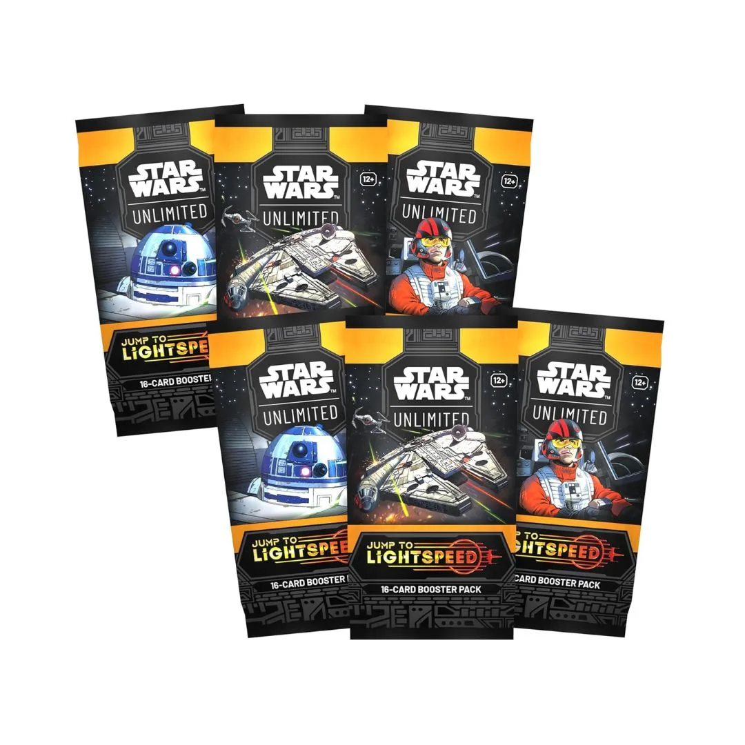 Star Wars: Unlimited TCG Jump to Lightspeed Booster 6-Pack Box - Image 2
