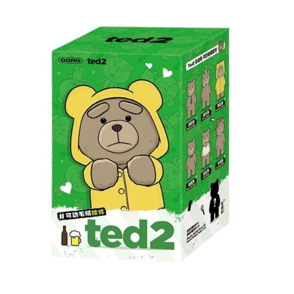 Pop Mart Ted2-ted Action Plush Blind Box , 044831