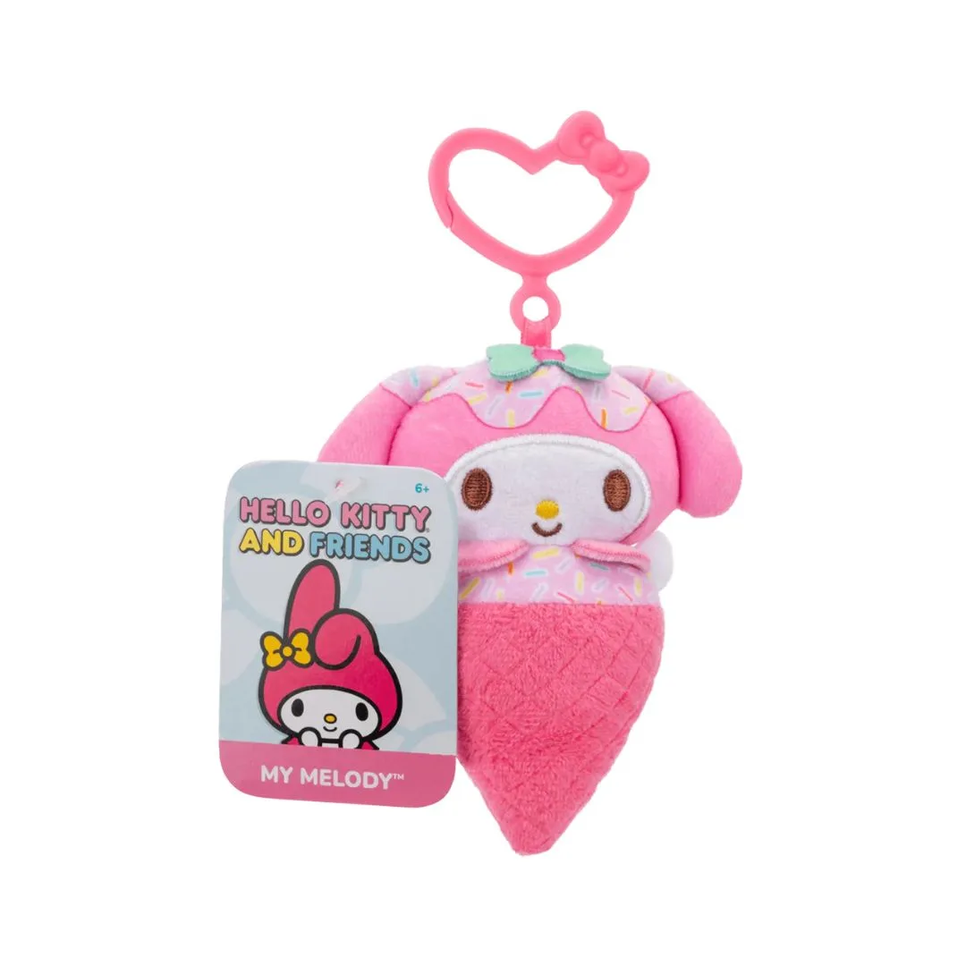 Hello Kitty And Friends Plush Clip Ice Cream My Melody W1 - Image 3