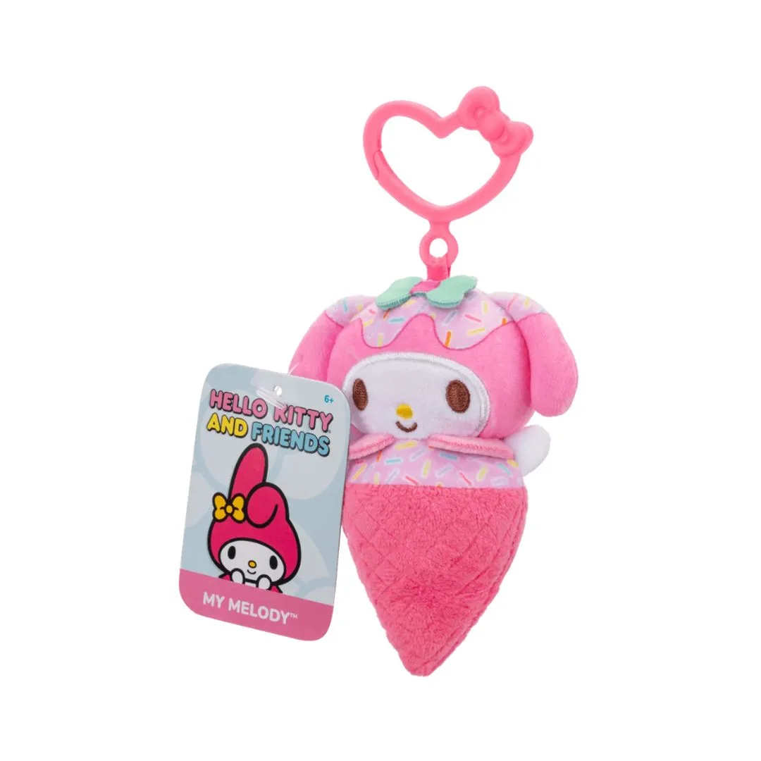 Hello Kitty And Friends Plush Clip Ice Cream My Melody W1 - Image 4