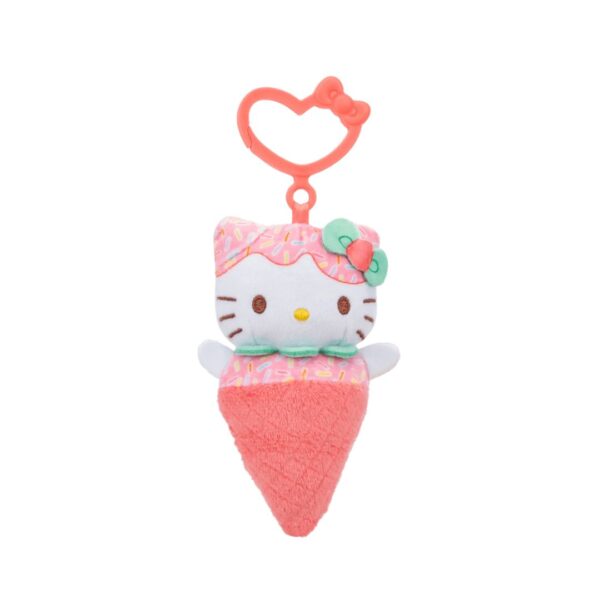 Hello Kitty And Friends  Plush Clip Ice Cream W1