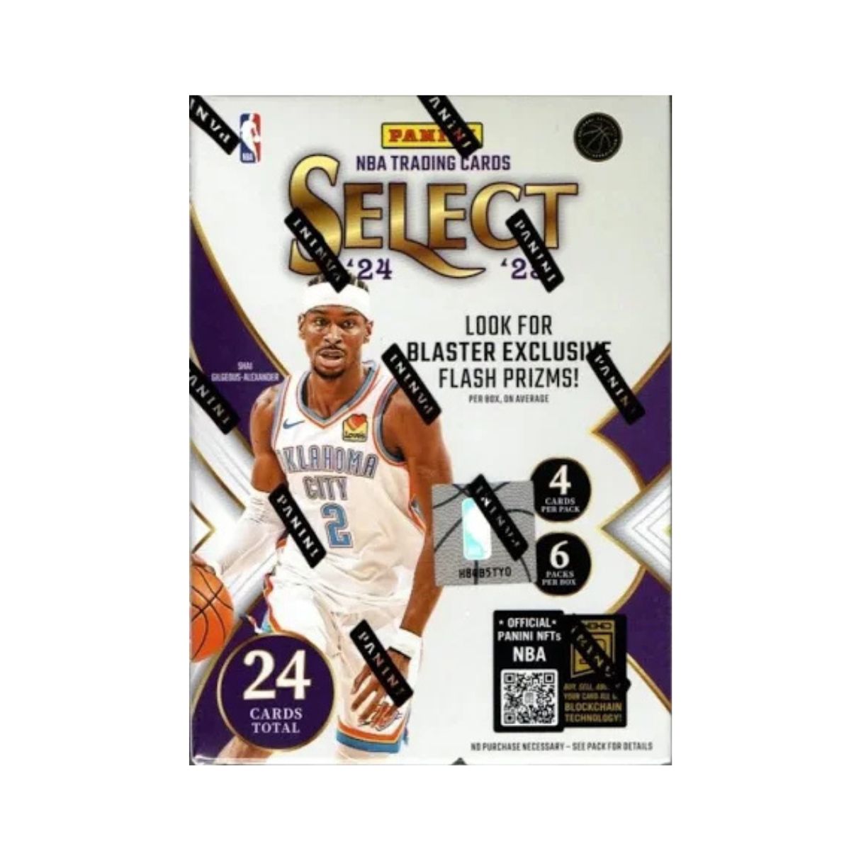2024-25 Panini Select Basketball International Hobby Box – Factory Sealed (12 Packs)